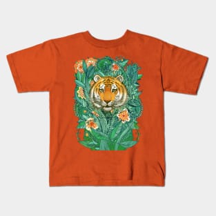 Tiger Tangle in Color Kids T-Shirt